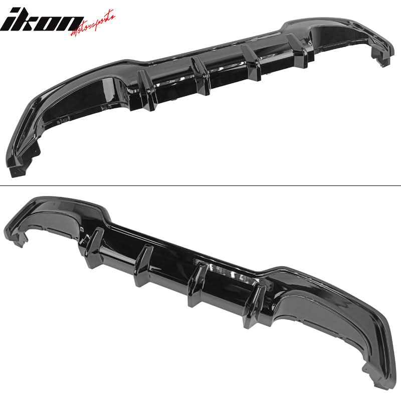 2019-2022 Toyota Corolla 5DR TS Style Rear Lip Diffuser Aprons ABS - Image 3