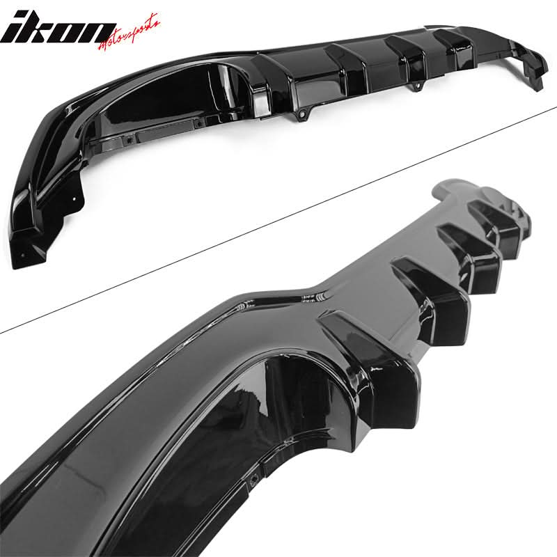 2019-2022 Toyota Corolla 5DR TS Style Rear Lip Diffuser Aprons ABS - Image 5