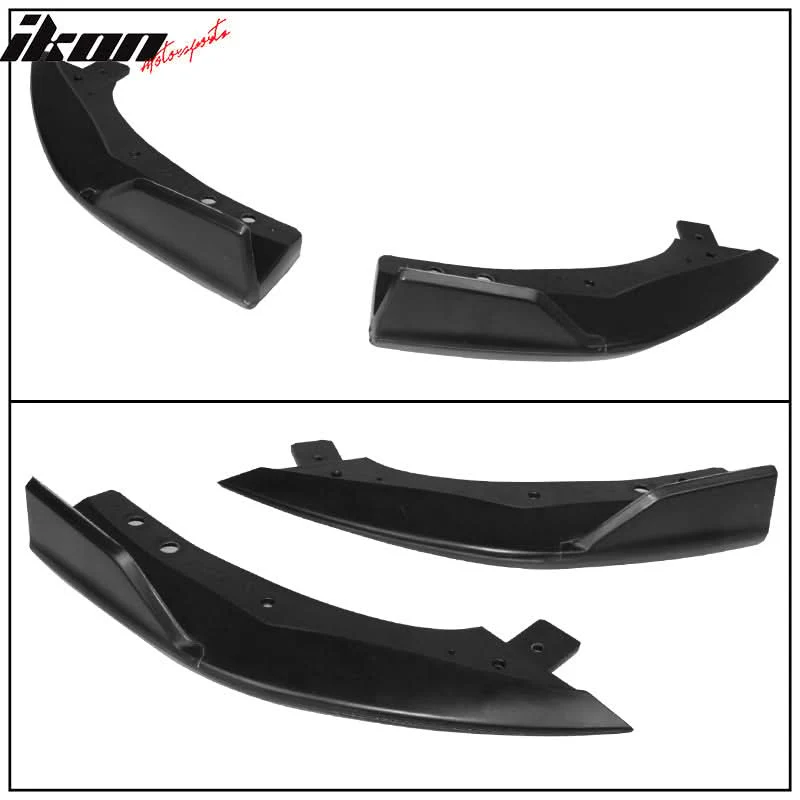 2019-2022 Toyota Corolla E210 Hatchback Matte Rear Splitter 2PC - Image 2