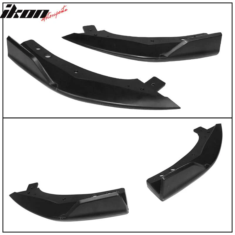 2019-2022 Toyota Corolla E210 Hatchback Matte Rear Splitter 2PC - Image 5
