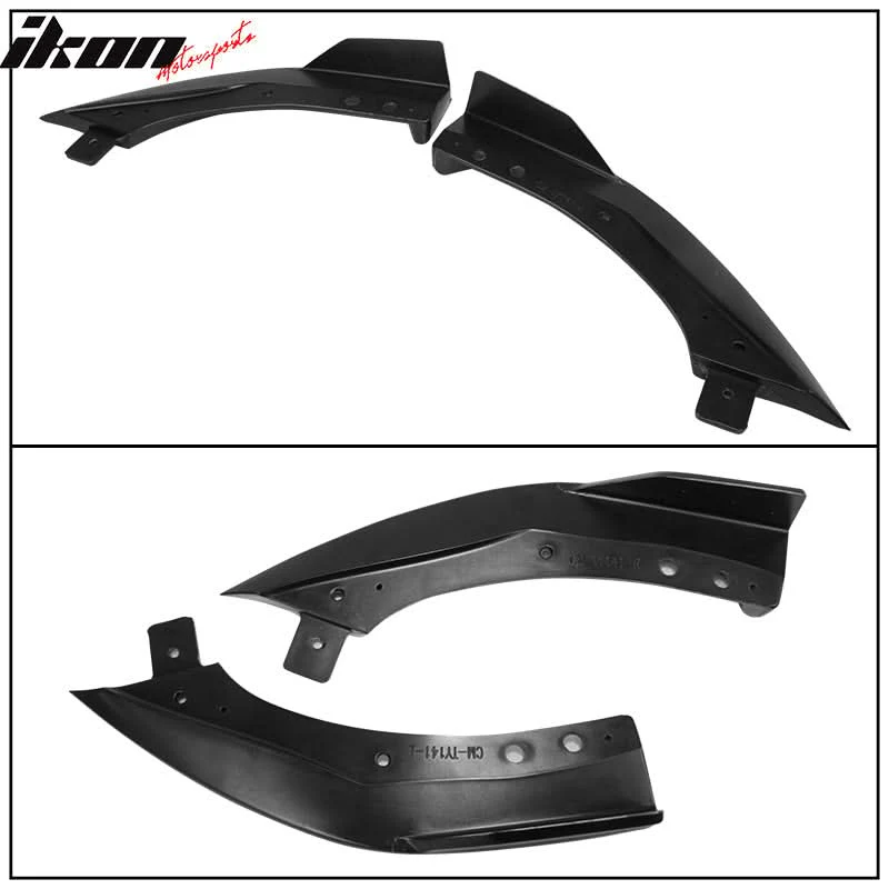 2019-2022 Toyota Corolla E210 Hatchback Matte Rear Splitter 2PC - Image 6