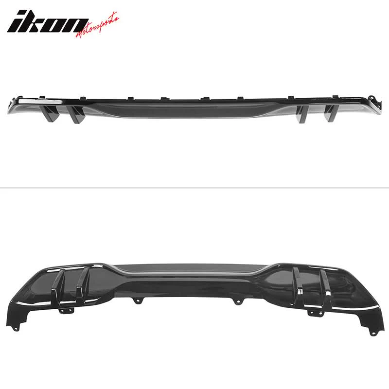 2019-2023 BMW G05 X5 M Sport Black Rear Aprons Rear Diffuser ABS 2PCS - Image 2