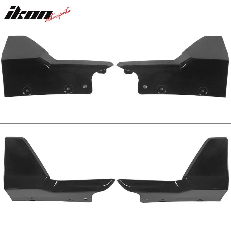 2019-2023 BMW G05 X5 M Sport Black Rear Aprons Rear Diffuser ABS 2PCS - Image 4