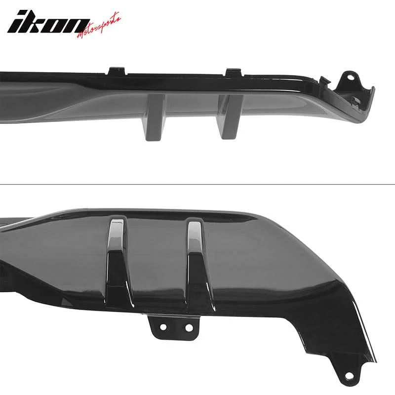 2019-2023 BMW G05 X5 M Sport Black Rear Aprons Rear Diffuser ABS 2PCS - Image 7