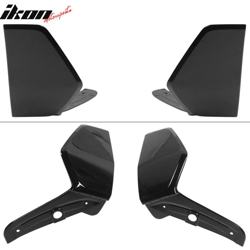 2019-2023 BMW G05 X5 M Sport Gloss Black Front Rear Aprons Splitter - Image 4
