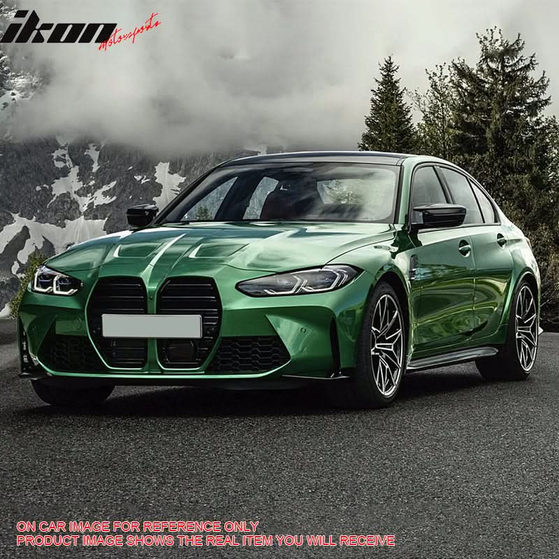 2019-2023 BMW G20 M3 Style Front Rear Bumper Retangular Tip&Side Skirt - Image 3
