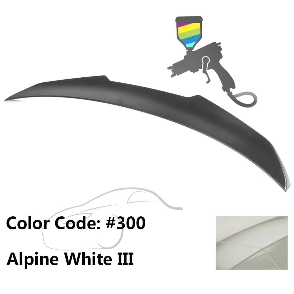 2019-2023 BMW G20 Sedan 4 Door V Style Rear Trunk Spoiler Wing ABS - Image 12
