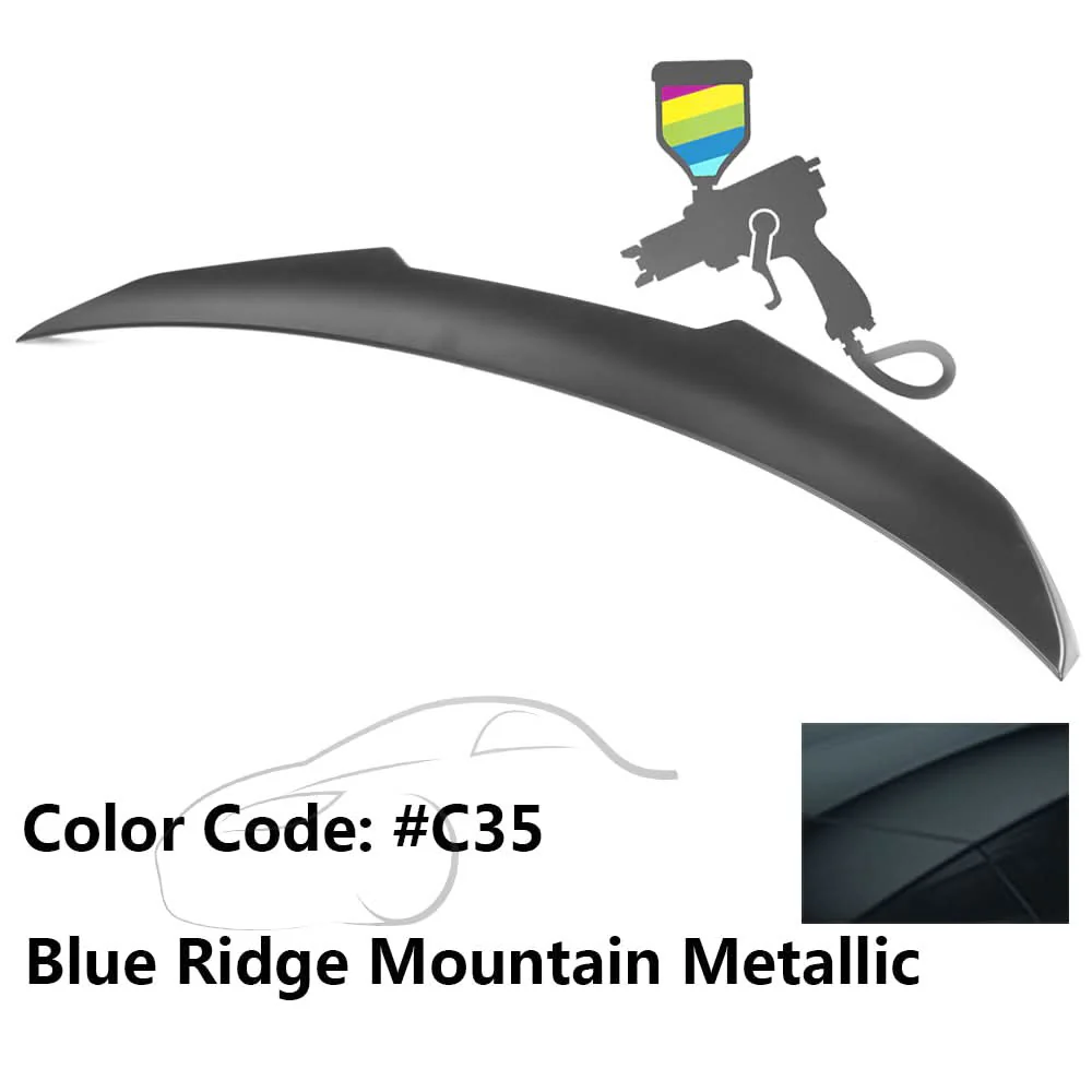 2019-2023 BMW G20 Sedan 4 Door V Style Rear Trunk Spoiler Wing ABS - Image 29