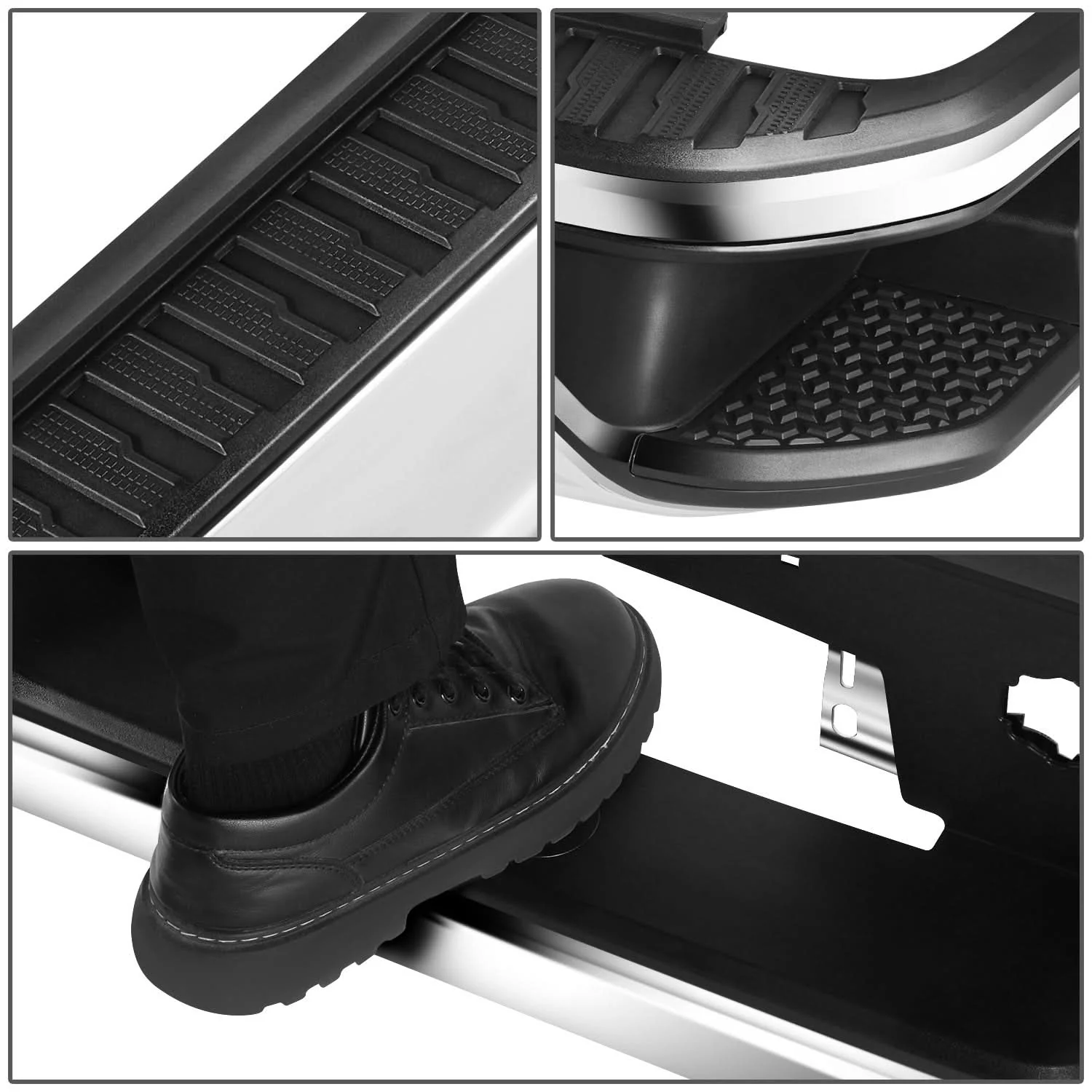 2019-2023 Chevrolet Silverado GMC Sierra Corner Step Rear Bumper Chrome - Image 3