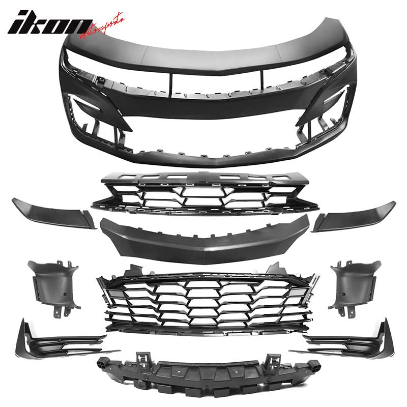 2019-2024 Chevrolet Camaro 19 SS Style Unpainted Front Bumper Cover - Image 17