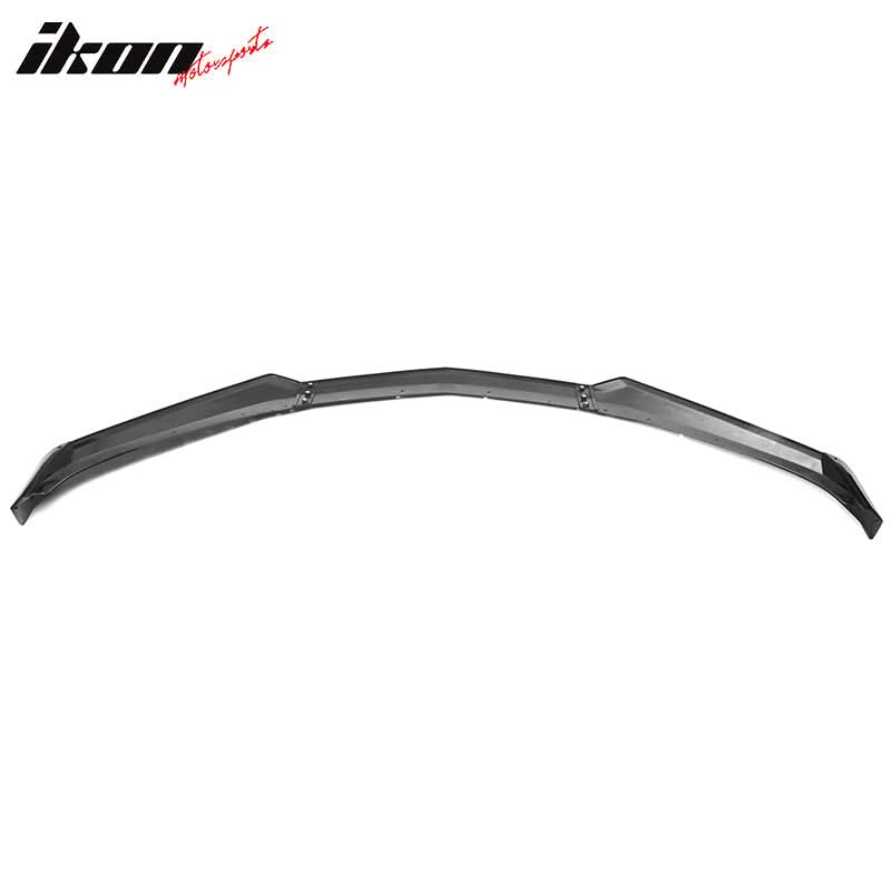 2019-2024 Chevy Camaro SS Style Black Front Bumper Guard Gloss Lip ABS - Image 12