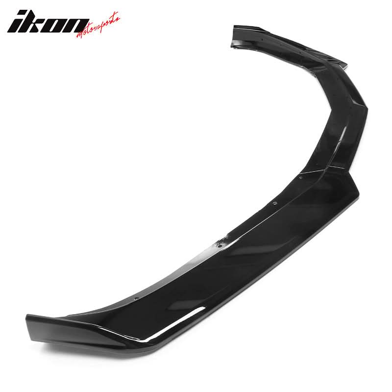 2019-2024 Chevy Camaro SS Style Black Front Bumper Guard Gloss Lip ABS - Image 7