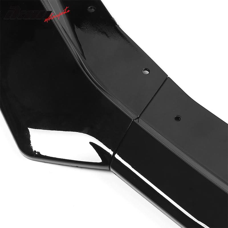 2019-2024 Chevy Camaro SS Style Black Front Bumper Guard Gloss Lip ABS - Image 9