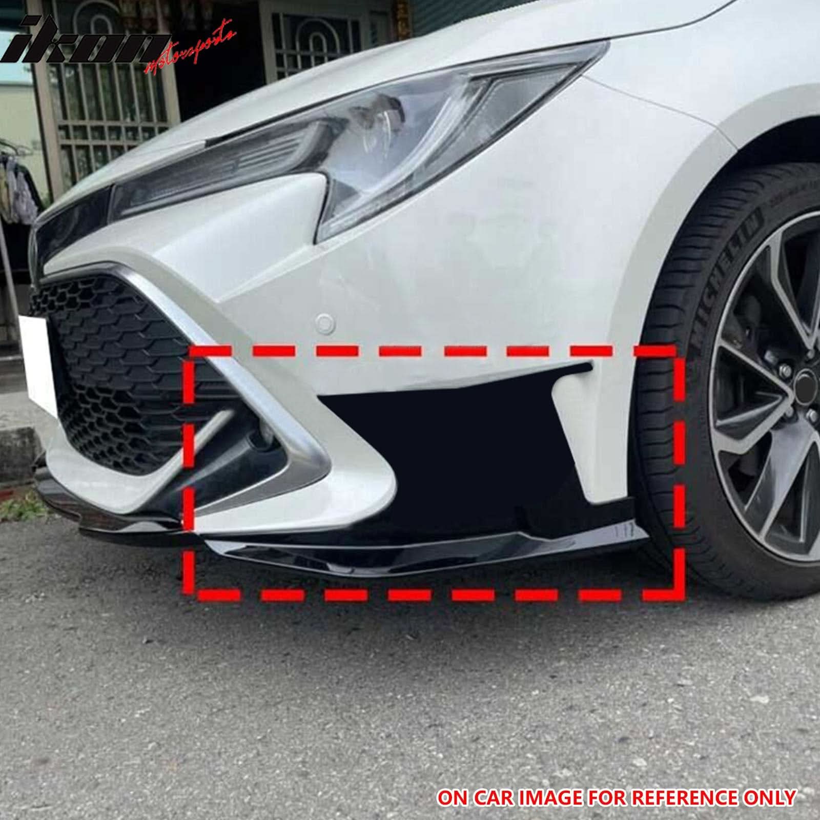 2019-2024 Toyota Corolla Auris 5-Door Front Bumper Canards - Image 19