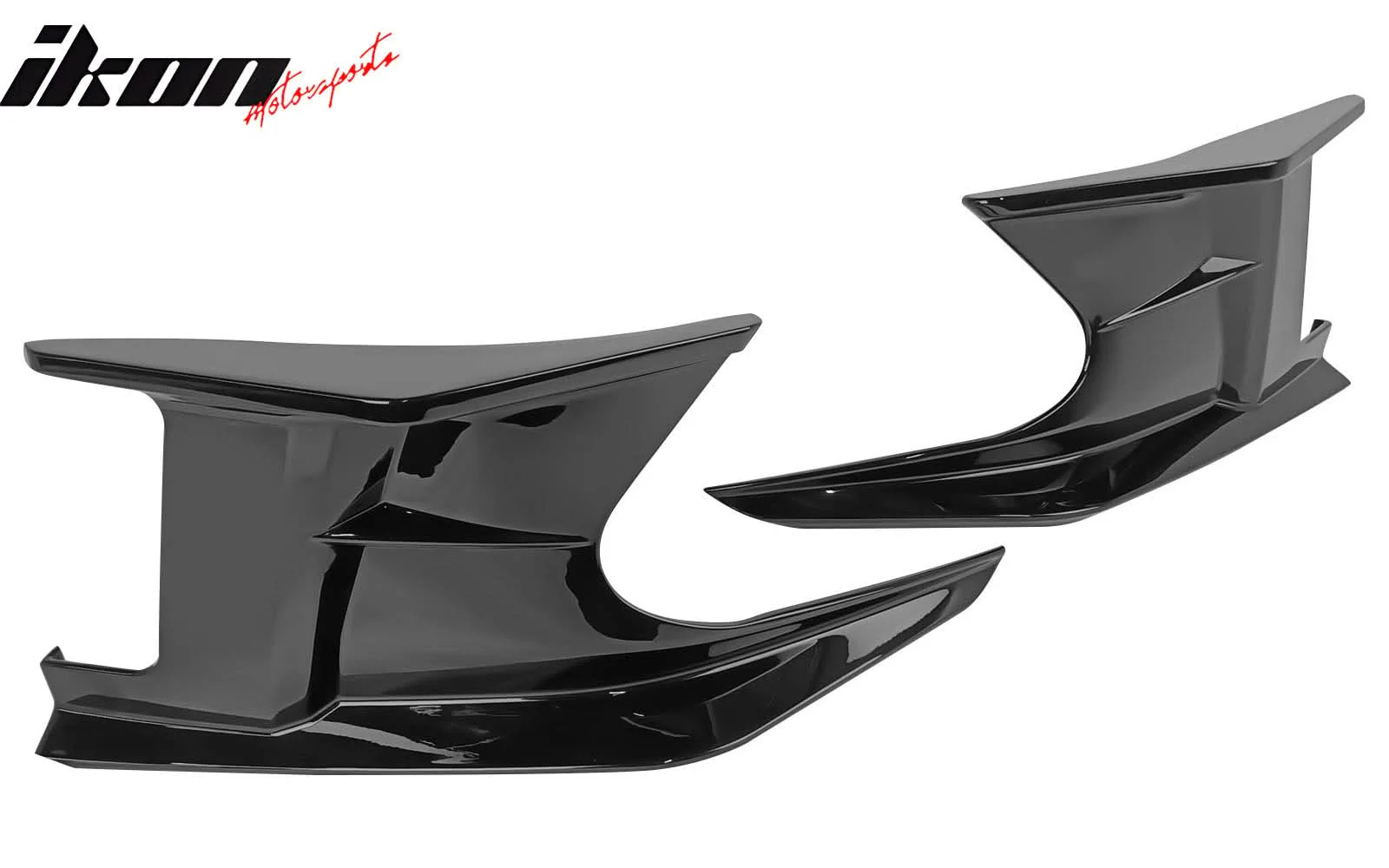 2019-2024 Toyota Corolla Auris 5-Door Front Bumper Canards - Image 3