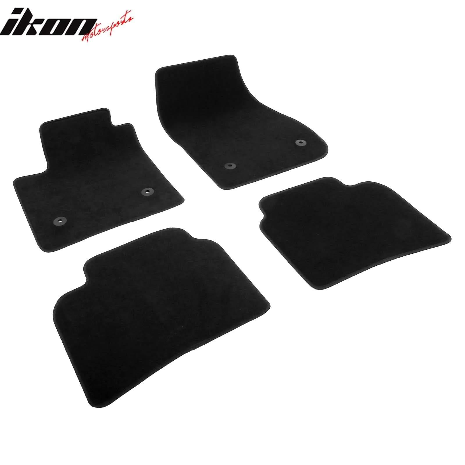 2019-2025 Cadillac XT4 OE Black Front Rear Floor Mats Carpets Nylon - Image 5