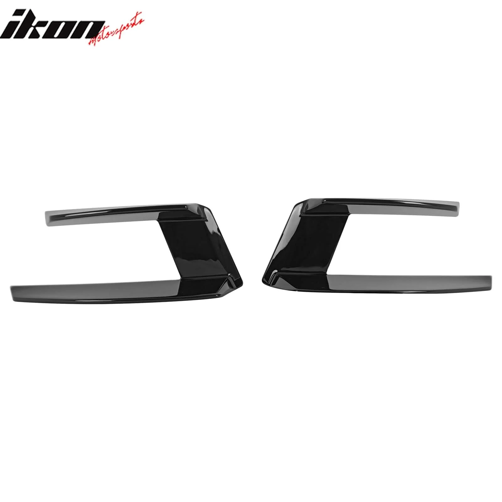 2019-2025 Toyota Corolla Hatchback D Style Painted #218 Front Canards - Image 8