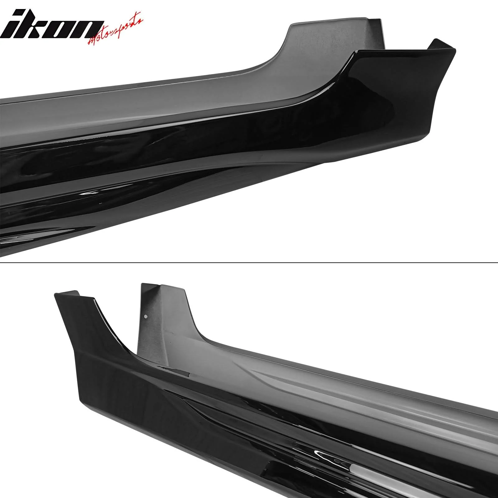 2019-2025 Toyota Corolla M Style Gloss Black Side Skirts Rocker Pannel - Image 9