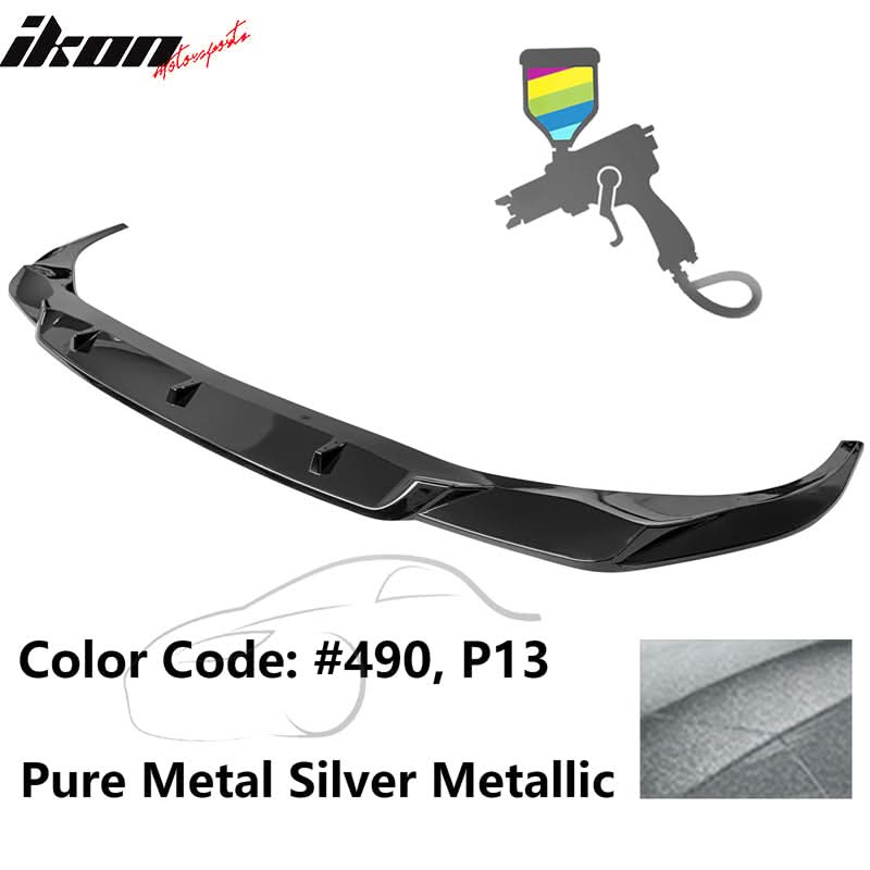 2020-2022 BMW 7 G12 IKON Style Painted Front Bumper Lip Spoiler PP - Image 10