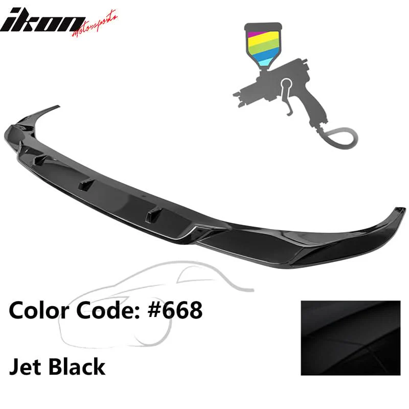 2020-2022 BMW 7 G12 IKON Style Painted Front Bumper Lip Spoiler PP - Image 17