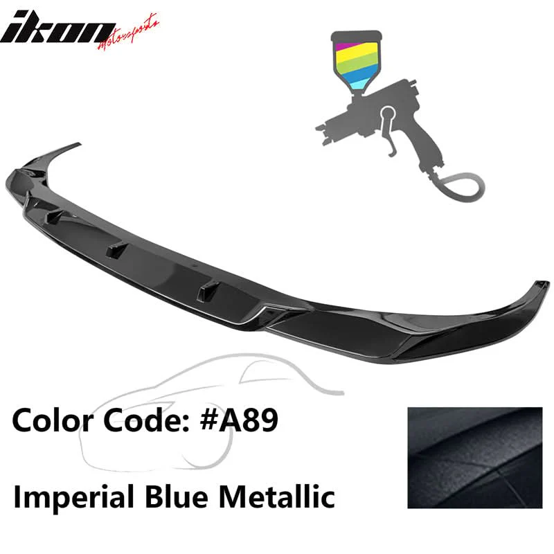 2020-2022 BMW 7 G12 IKON Style Painted Front Bumper Lip Spoiler PP - Image 20