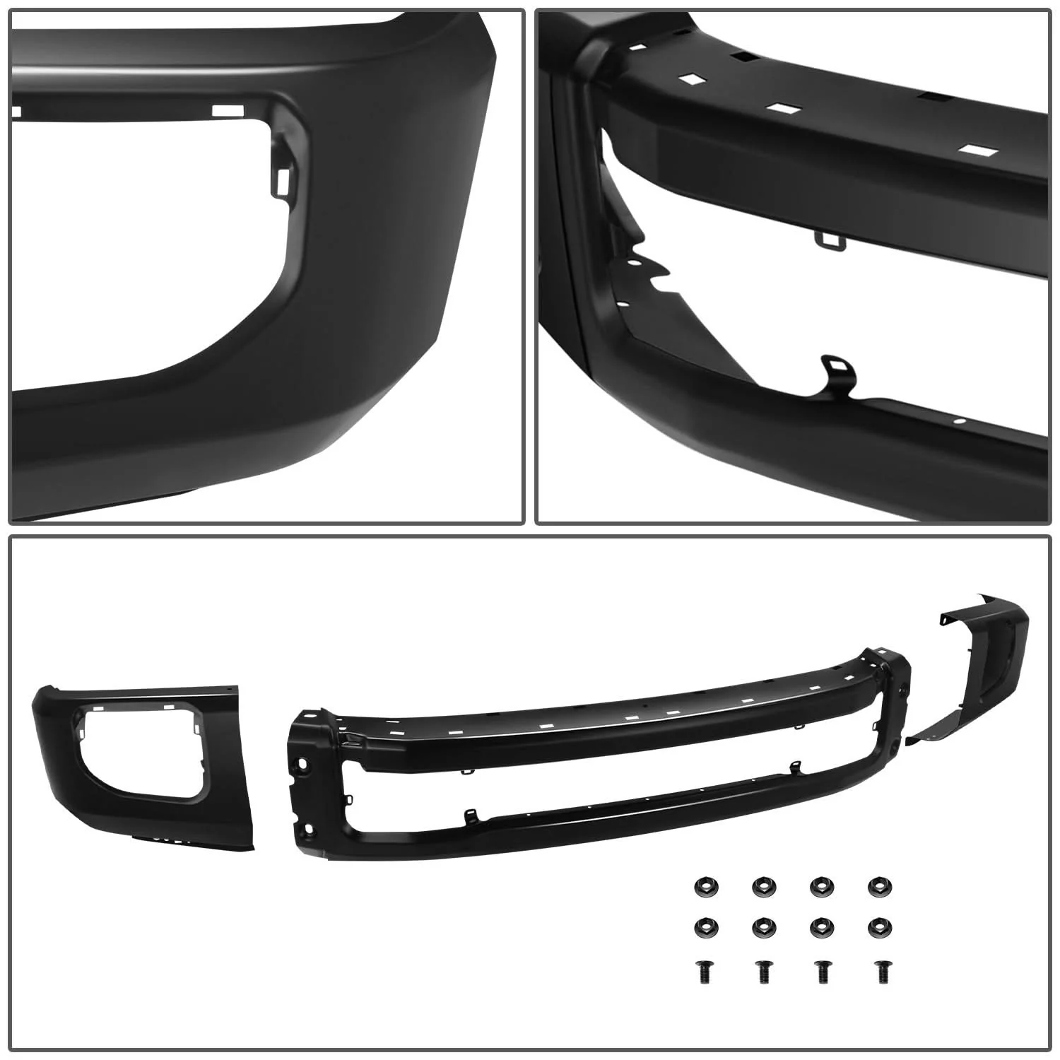 2020-2022 Ford F-250/F-350 Super Duty Front Bumper Cover w/ Fog Lamps - Image 2