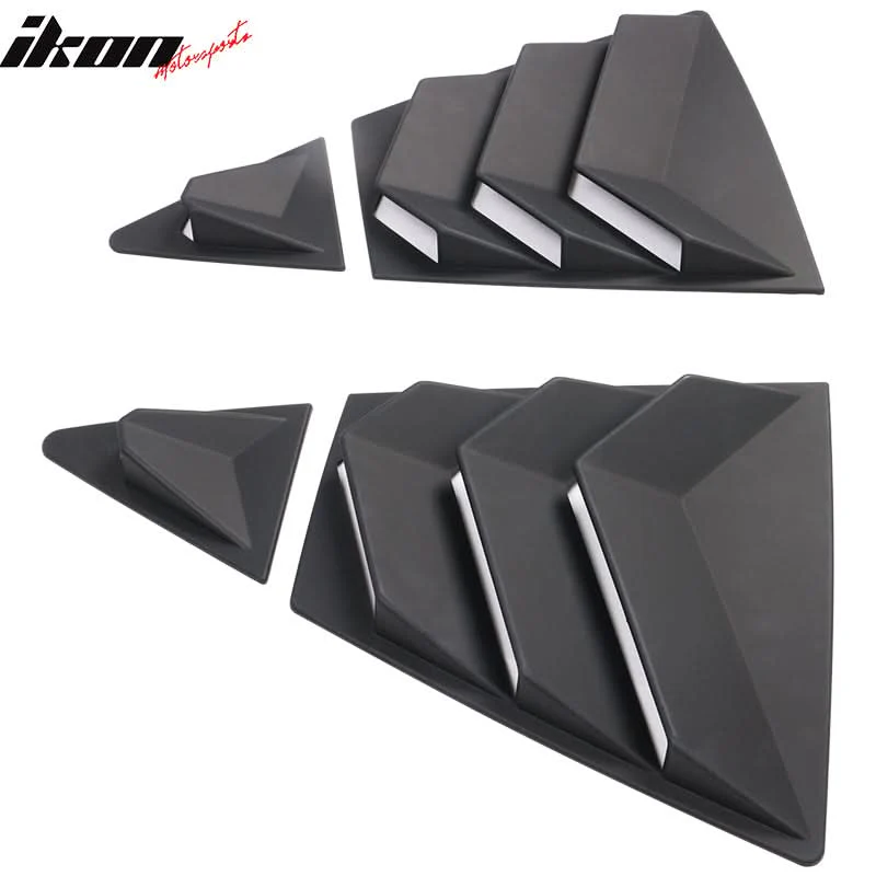 2020-2022 Toyota Corolla IKON Style Side Window Louver Visor Guard ABS - Image 11