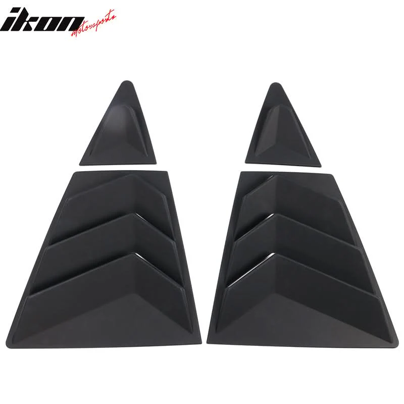 2020-2022 Toyota Corolla IKON Style Side Window Louver Visor Guard ABS - Image 13