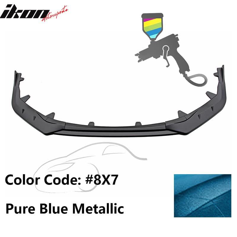 2020-2022 Toyota Corolla SE XSE 4Dr IKON Style Front Bumper Lip PP 3PC - Image 42