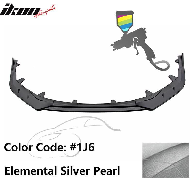 2020-2022 Toyota Corolla SE XSE 4Dr IKON Style Front Bumper Lip PP 3PC - Image 45