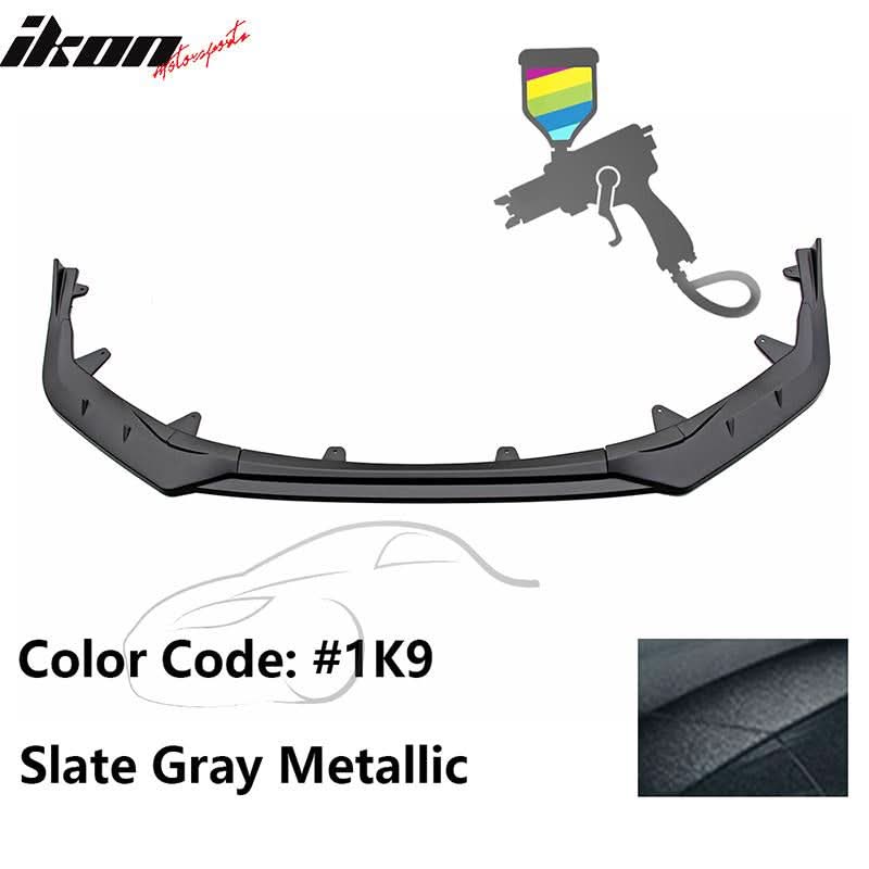 2020-2022 Toyota Corolla SE XSE 4Dr IKON Style Front Bumper Lip PP 3PC - Image 47