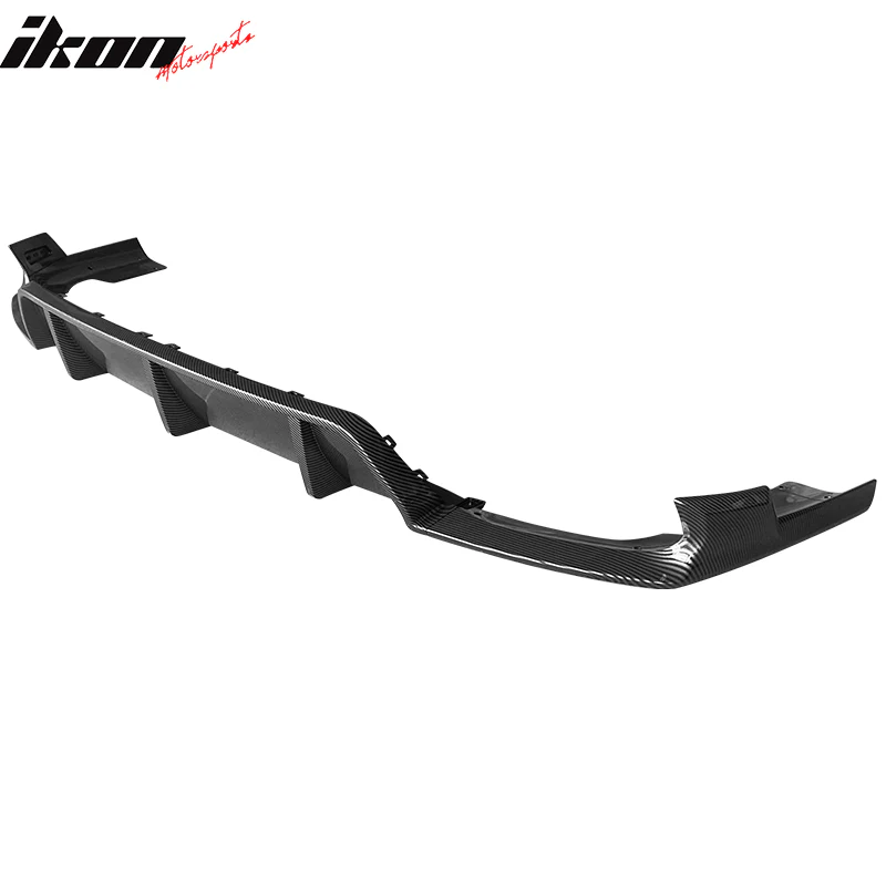 2020-2023 Bmw G06 X6 Ikon Style Gloss Black Rear Bumper Diffuser-pp - Image 8
