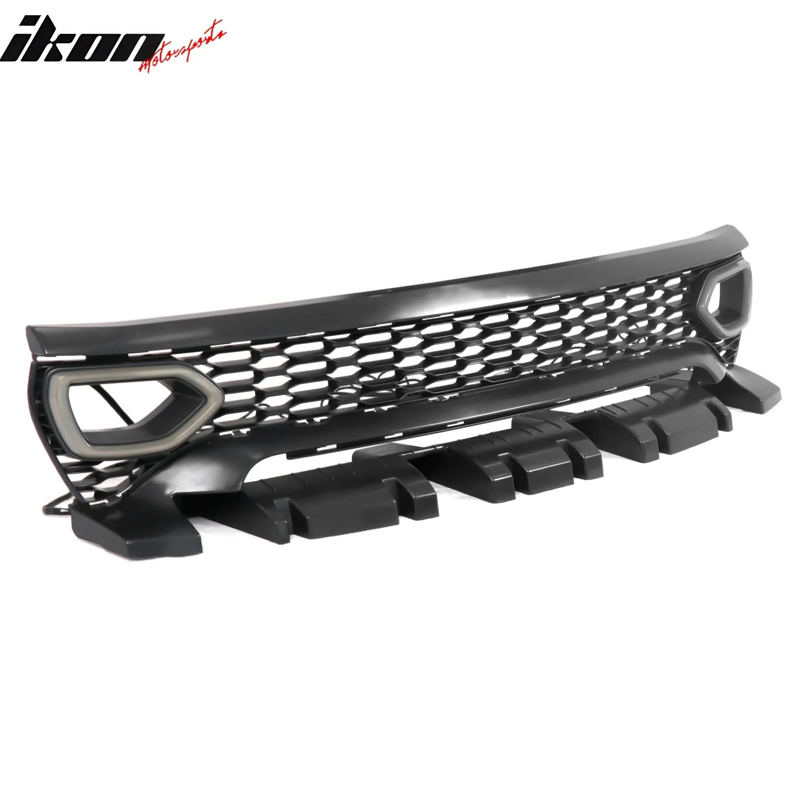 2020-2023 Dodge Charger SRT Widebody Style Smoke LED Mesh Grille ABS - Image 11