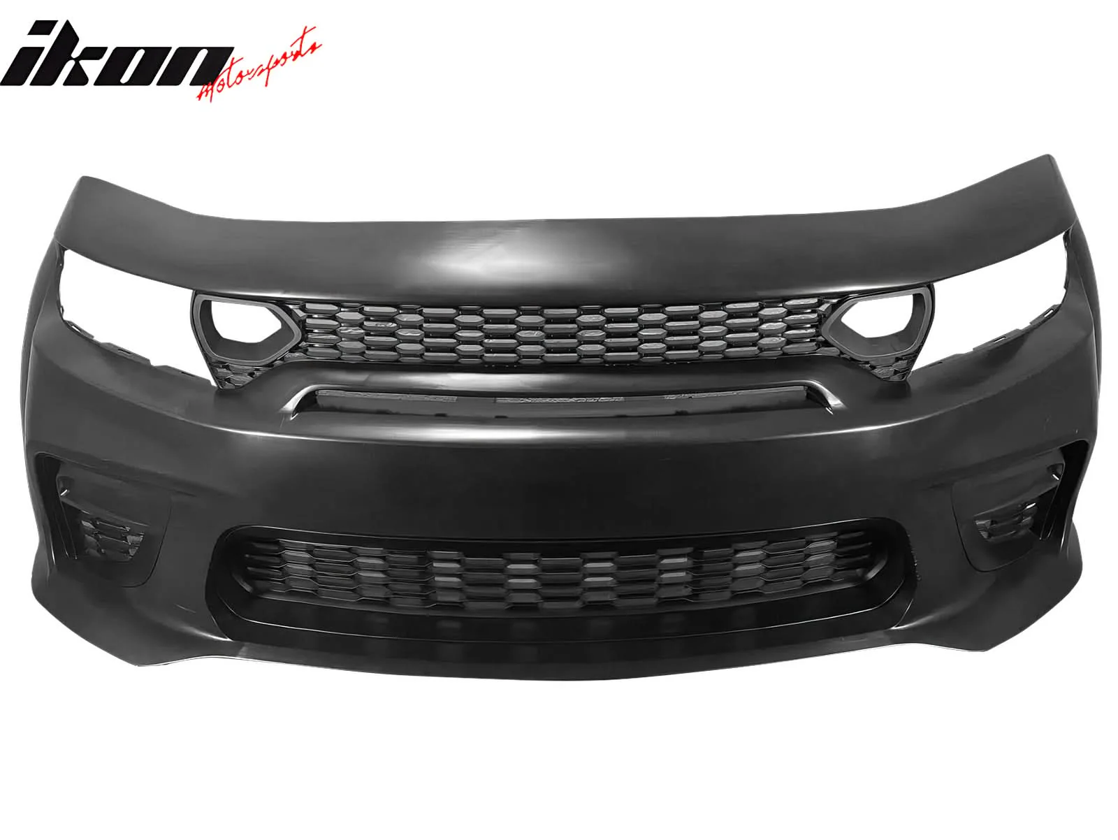 2020-2023 Dodge Charger Widebody Front Bumper Cover W/ SRT Grilles PP - Image 3