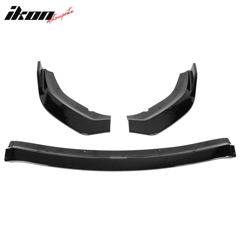 2020-2023 Dodge Charger Widebody IKON V1 Style Front Bumper Lip 3PCS - Image 4