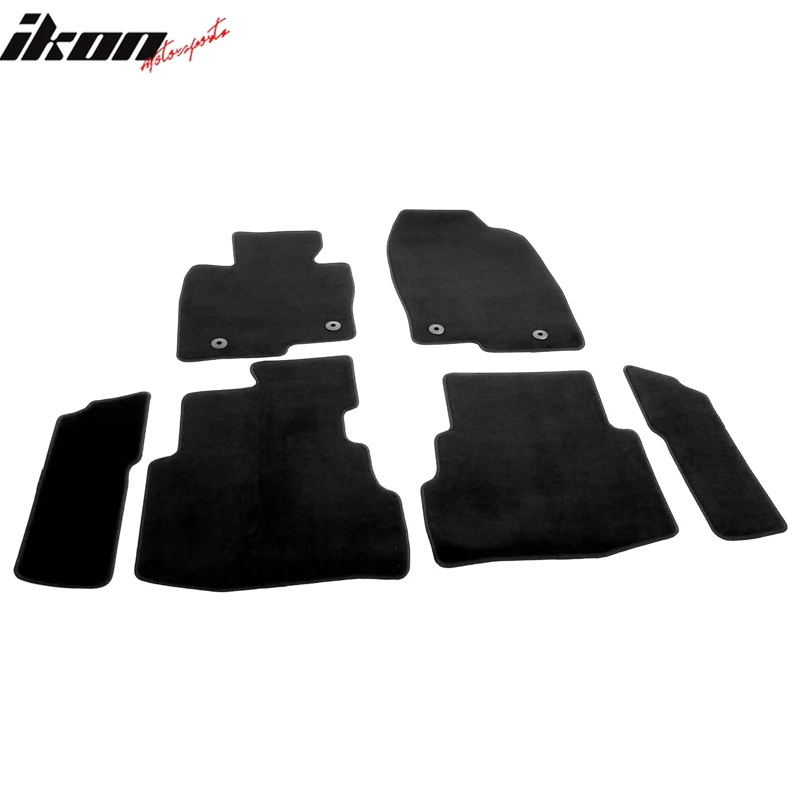 2020-2023 Mazda CX-9 OE Black Front Rear Floor Mats Carpets Nylon - Image 2