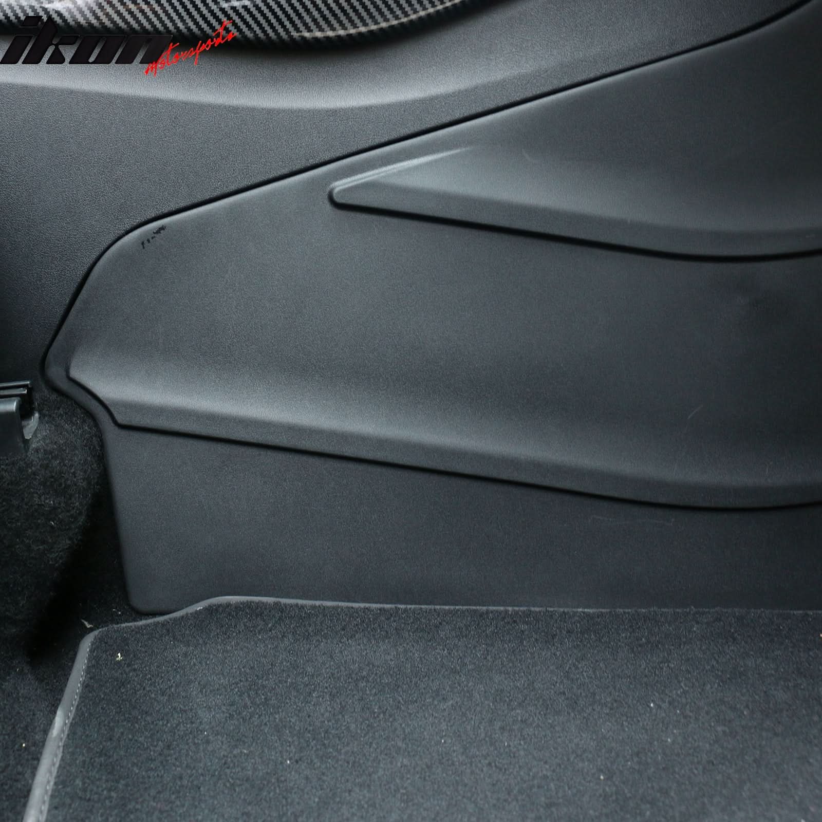 2020-2023 Tesla Model Y Black Anti-kick Pads Protector Injection TPE - Image 2