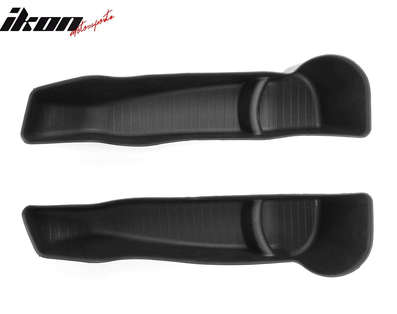 2020-2023 Tesla Model Y Black Door Side Storage Box Injection TPE 4PCS - Image 8