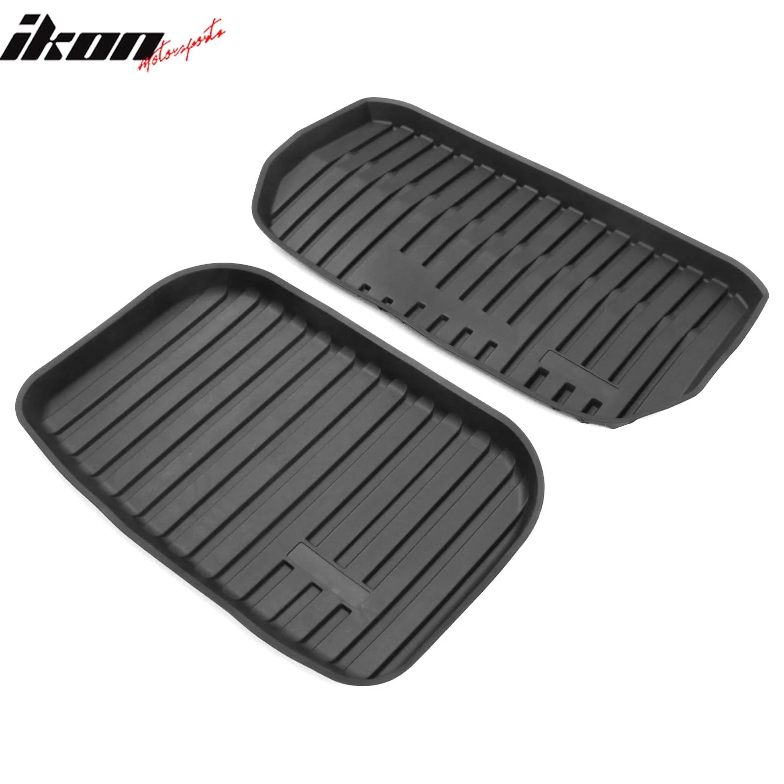 2020-2023 Tesla Model Y Black Trunk Mats Rear Seat Cover Injection TPE - Image 10