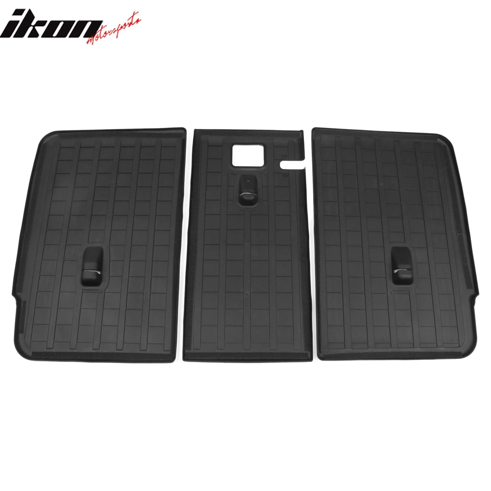 2020-2023 Tesla Model Y Black Trunk Mats Rear Seat Cover Injection TPE - Image 15