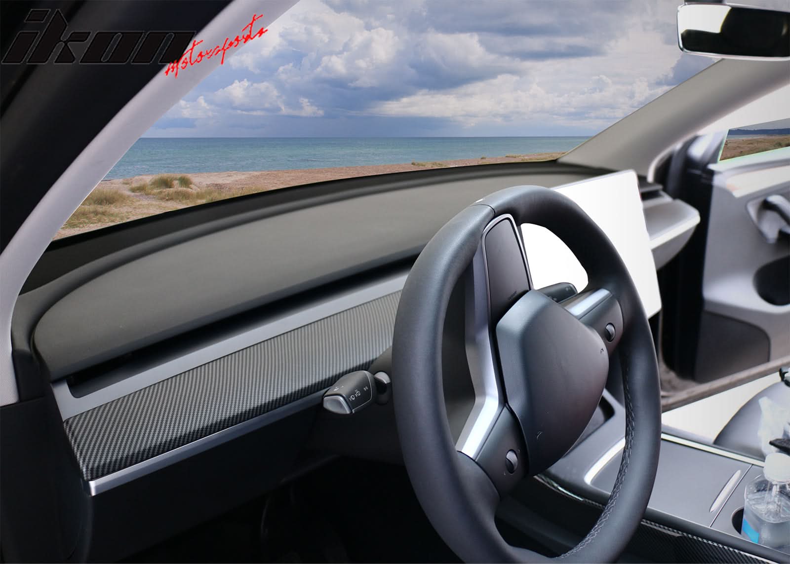 2020-2023 Tesla Y 21-23 3 Dashboard Wrap Panel ABS - Image 3