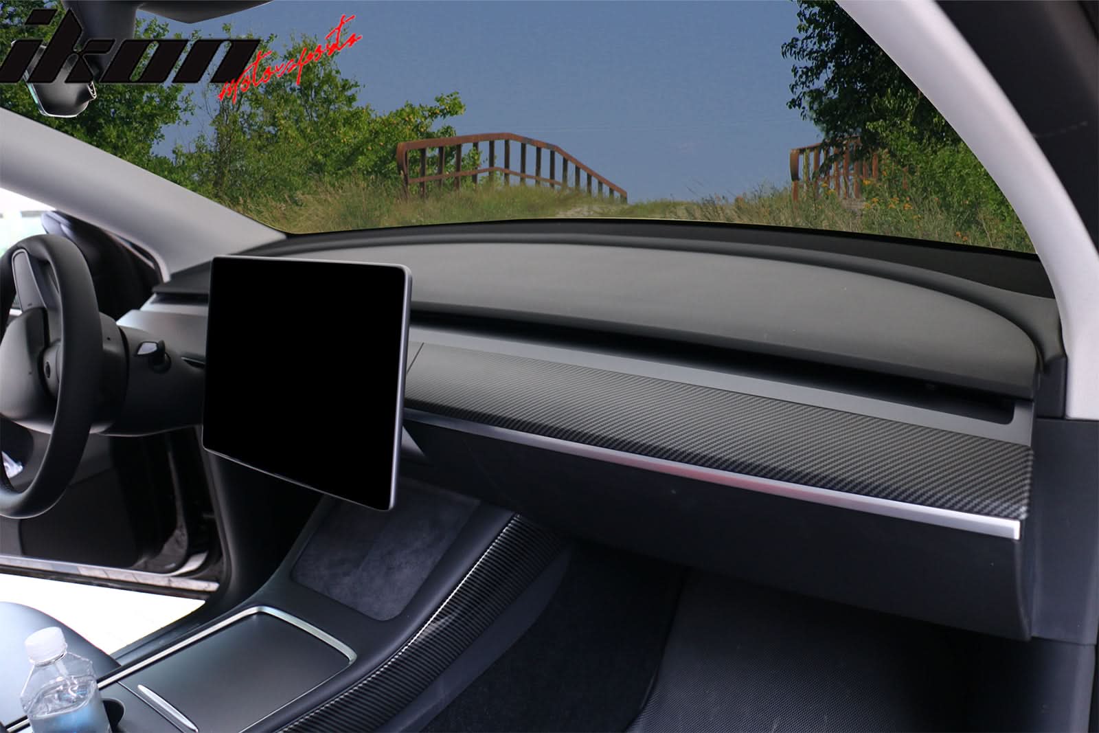 2020-2023 Tesla Y 21-23 3 Dashboard Wrap Panel ABS - Image 4
