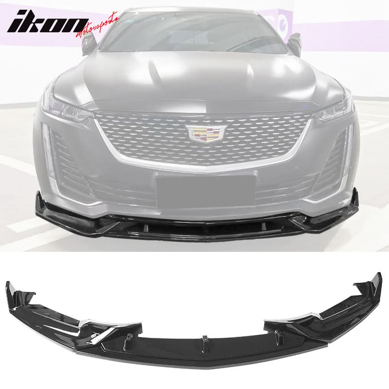 2020-2024 Cadillac CT5 Painted Front Bumper Lip Chin Spoiler 3PC PP - Image 5