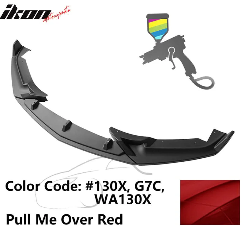 2020-2024 Cadillac CT5 Painted Front Bumper Lip Chin Spoiler 3PC PP - Image 7