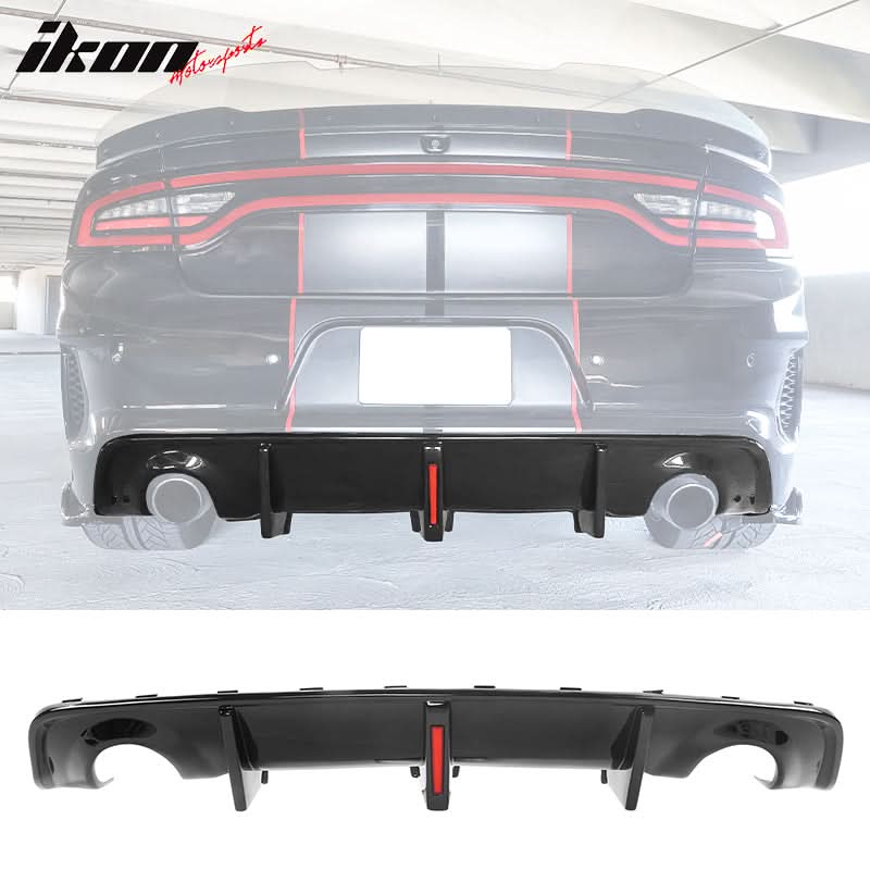 2020-2024 Charger Widebody Rear Diffuser W/ Brake Light PP - Image 8
