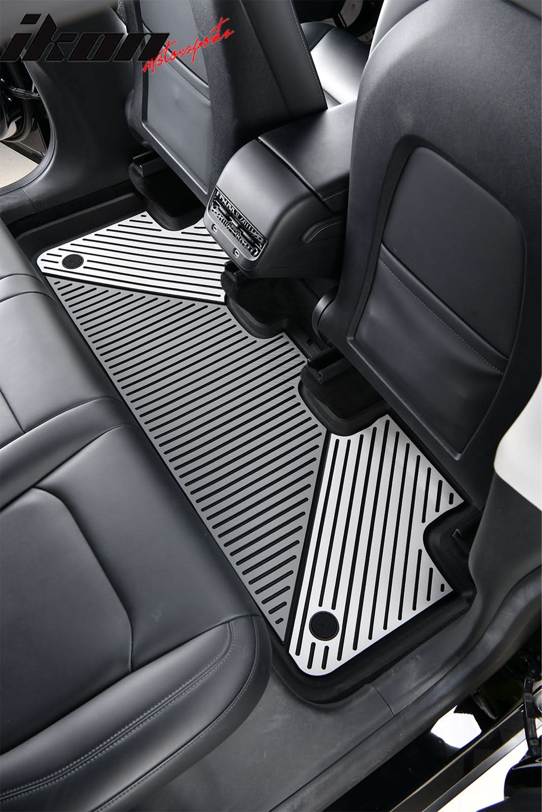 2020-2024 Tesla Model Y 3D Floor Mats Black& Gray& White TPE Injection - Image 4