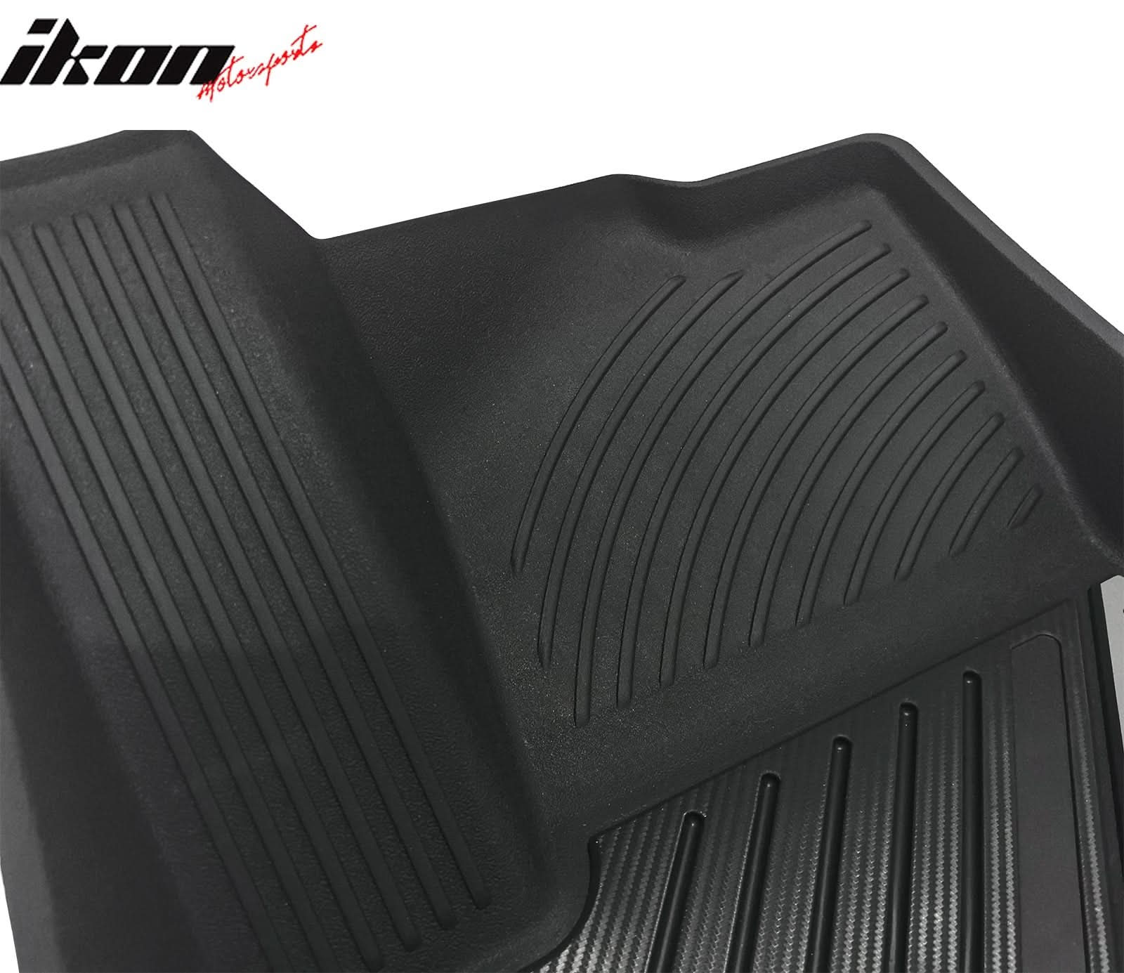 2020-2024 Tesla Model Y 3D Floor Mats Liner Black& Gray TPE Injection - Image 9