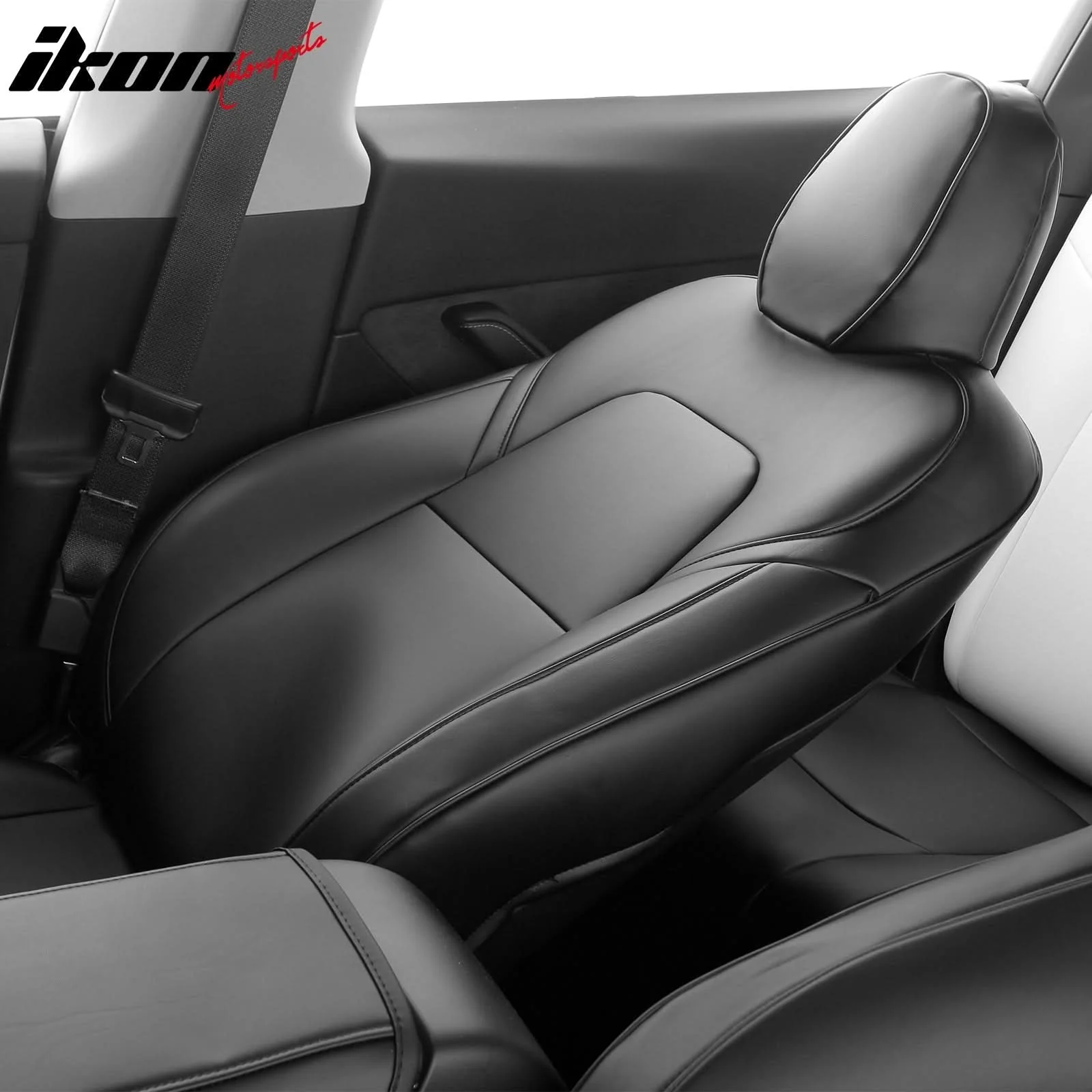 2020-2024 Tesla Model Y Front Rear 5-Seat Seat Covers Leather - Image 18