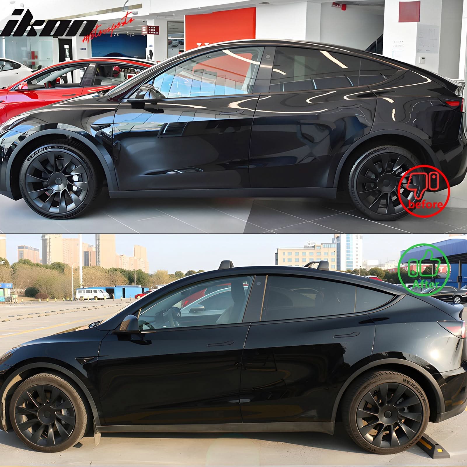 2020-2024 Tesla Model Y Roof Rack Luggage Carrier Cross Bar Aluminum - Image 5