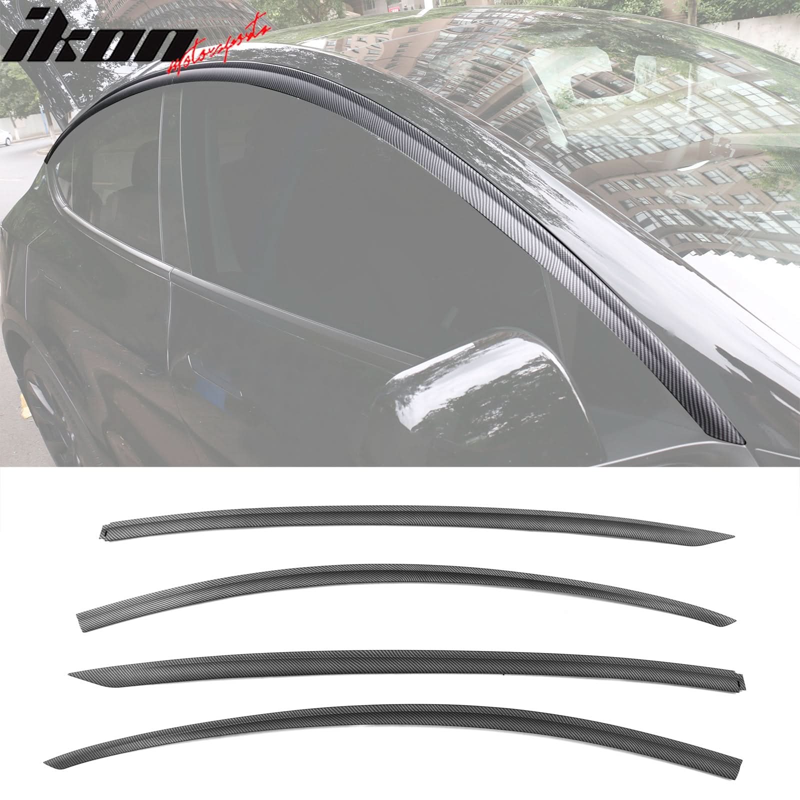 2020-2024 Tesla Model Y Window Visors ABS 4PCS - Image 13